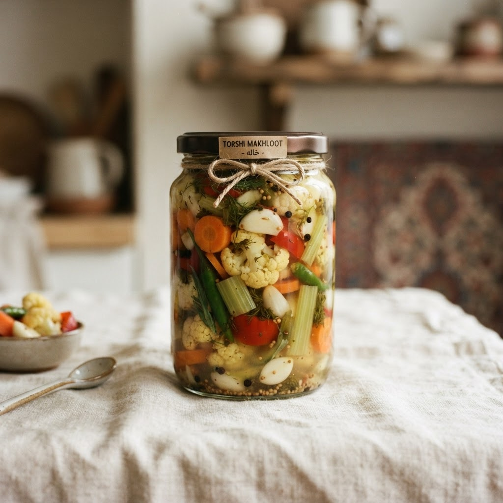 ترشی مخلوط خانگی